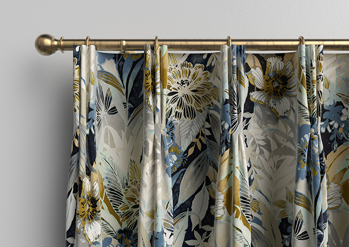 Bali, Navy - Made to Measure Curtains - Image 11